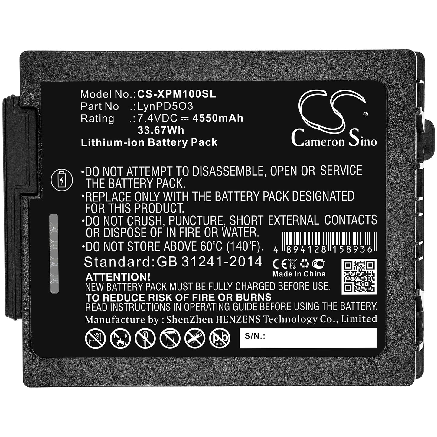 Replacement Battery for Zebra | Xplore Xplore XLBM1 – Tablet – 4550mAh / 7.4V - image 3