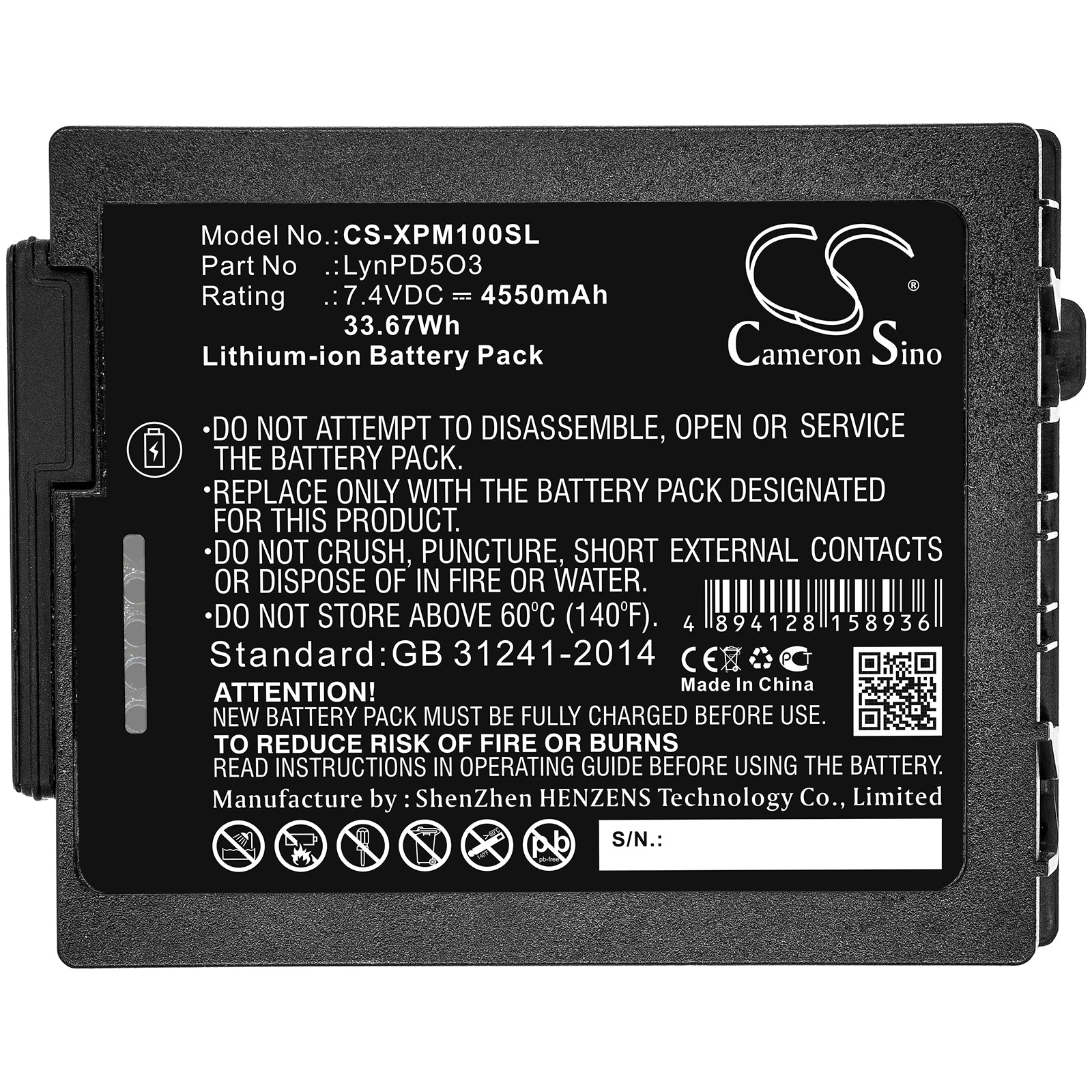 Replacement Battery for Zebra | Xplore Xplore XLBM1 – Tablet – 4550mAh / 7.4V - image 3