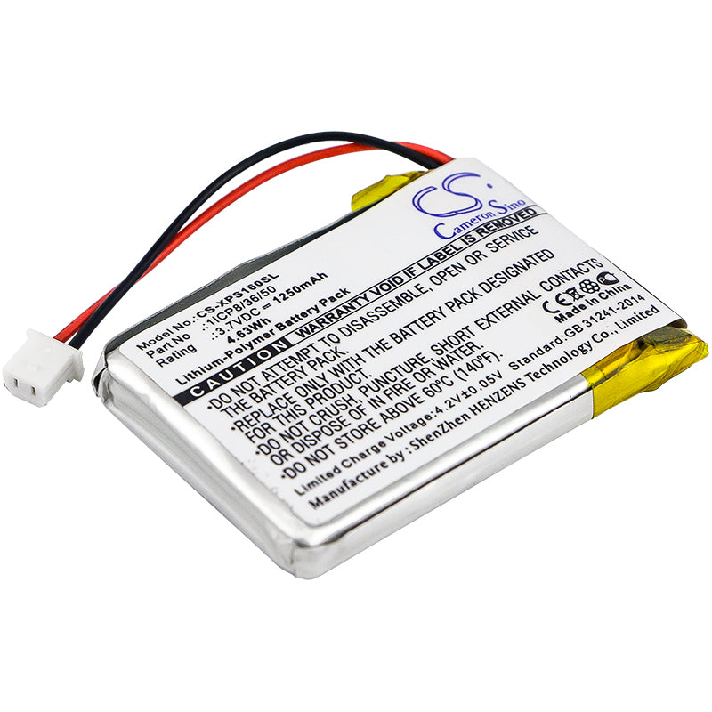Replacement Battery for Dual XGPS160 – GPS, Navigator – 1250mAh / 3.7V - image 1