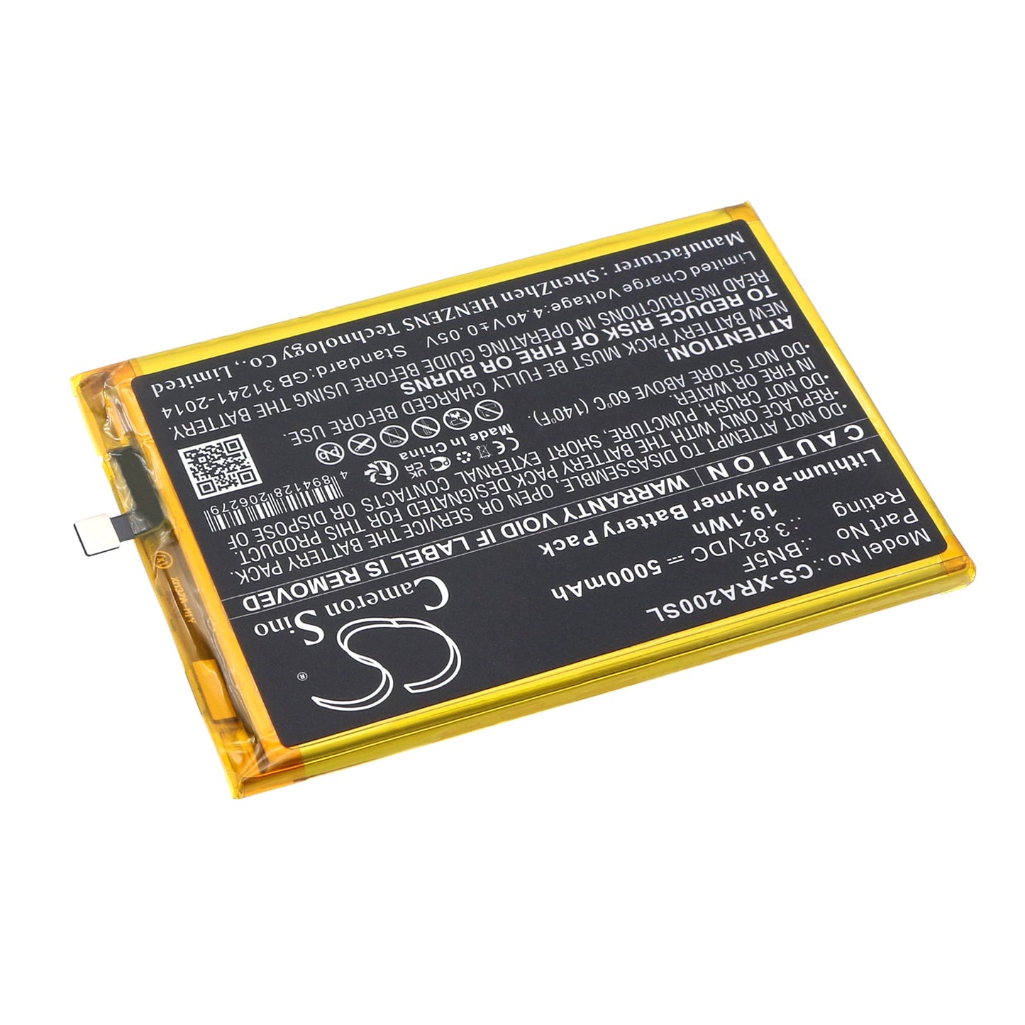 Replacement Battery for Redmi  23026RN54G – Mobile, SmartPhone – 5000mAh / 19.1Wh / 3.82V
