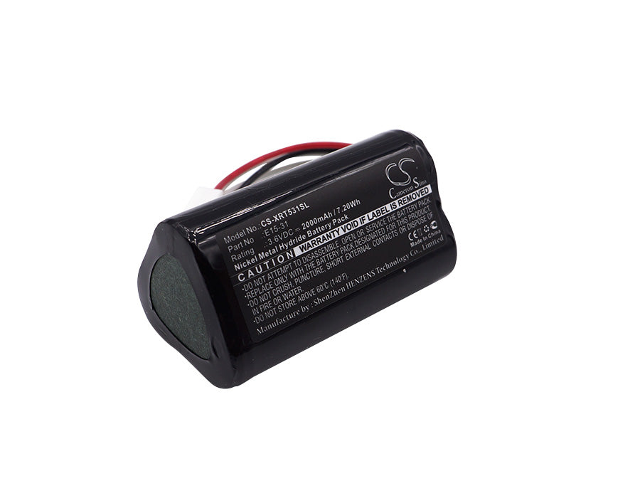 Replacement Battery for X-Rite  E15-31 – Equipment, Survey, Test – 2000mAh / 7.20Wh / 3.6V