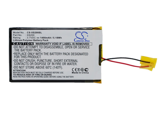 Replacement Battery for Archos Gmini XS200 – Media Player – 1400mAh / 3.7V