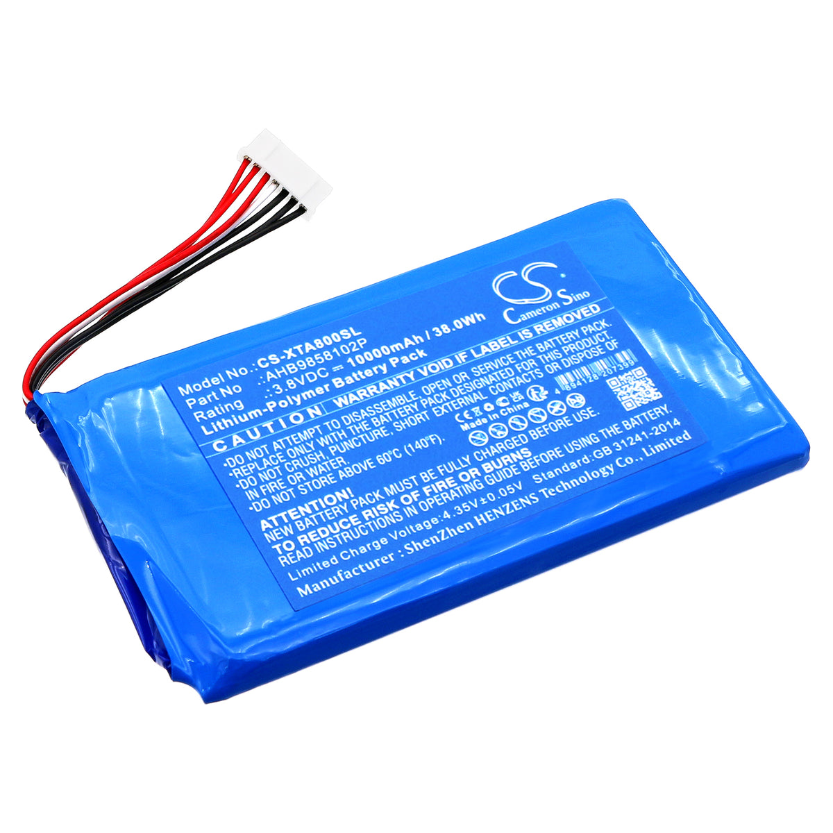 Replacement Battery for XTOOL A80 H6 – Diagnostic Scanner – 10000mAh / 3.8V