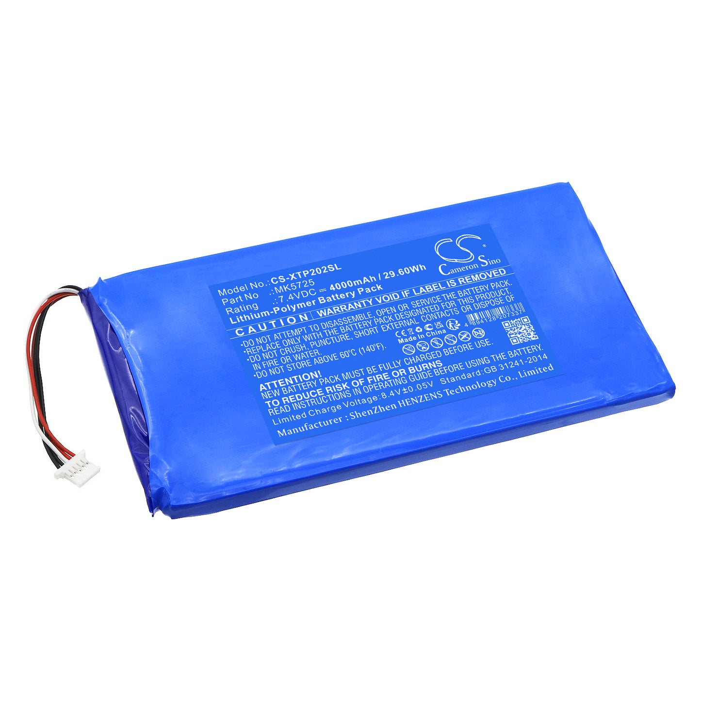 Replacement Battery for XTOOL X100 Pad2 – Diagnostic Scanner – 4000mAh / 7.4V - image 1