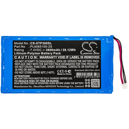 Replacement Battery for XTOOL EZ300 Pro – Diagnostic Scanner – 3800mAh / 7.4V