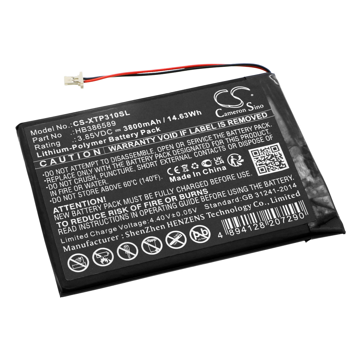 Replacement Battery for XTOOL X100PAD AUTO Key Programmer Tablet – Diagnostic Scanner – 3800mAh / 3.85V