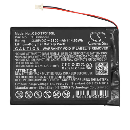 Replacement Battery for XTOOL X100PAD AUTO Key Programmer Tablet – Diagnostic Scanner – 3800mAh / 3.85V