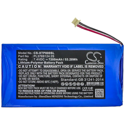 Replacement Battery for XTOOL | Langren PS80 – Diagnostic Scanner – 7200mAh / 7.4V