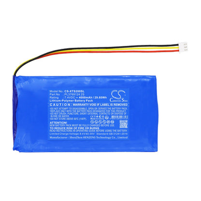 Replacement Battery for XTOOL  PS2 Heavy Duty Truck Diagnosti – Diagnostic Scanner – 4000mAh / 29.6Wh / 7.4V