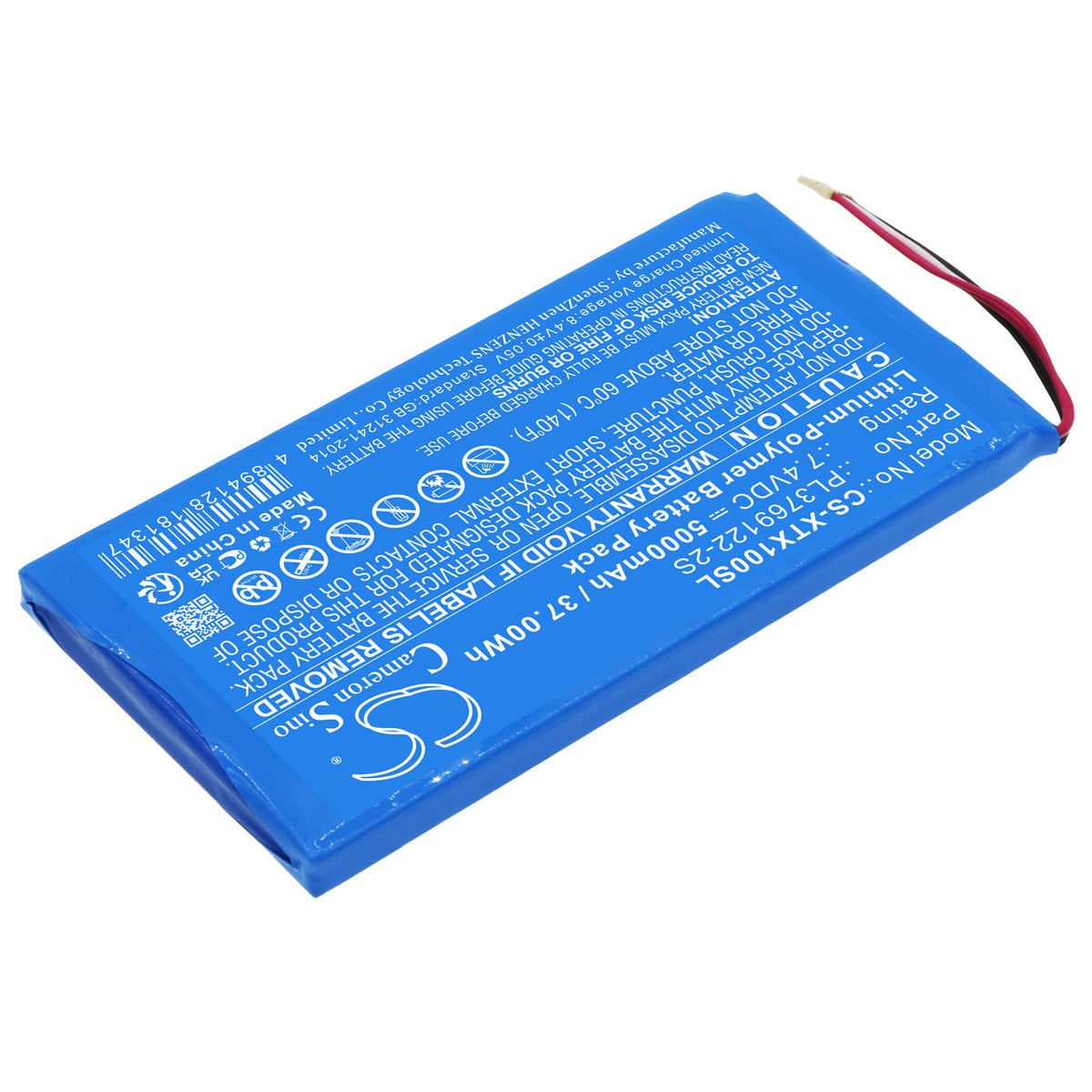 Replacement Battery for XTOOL X100 Pad 2 – Diagnostic Scanner – 5000mAh / 7.4V