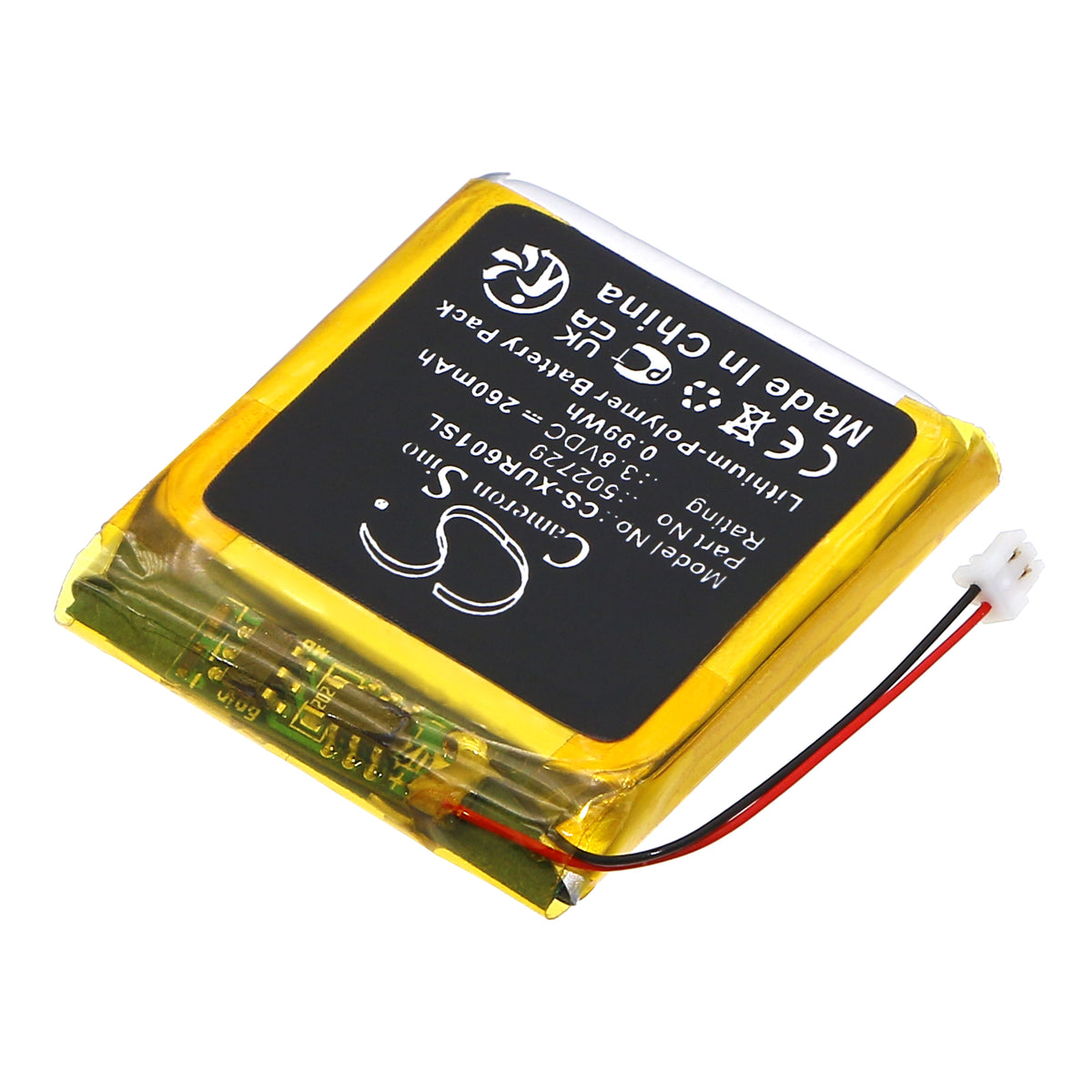 Replacement Battery for Xvive U6 Wireless Microphone Transmitter – Transmitters & Receiver – 260mAh / 3.8V