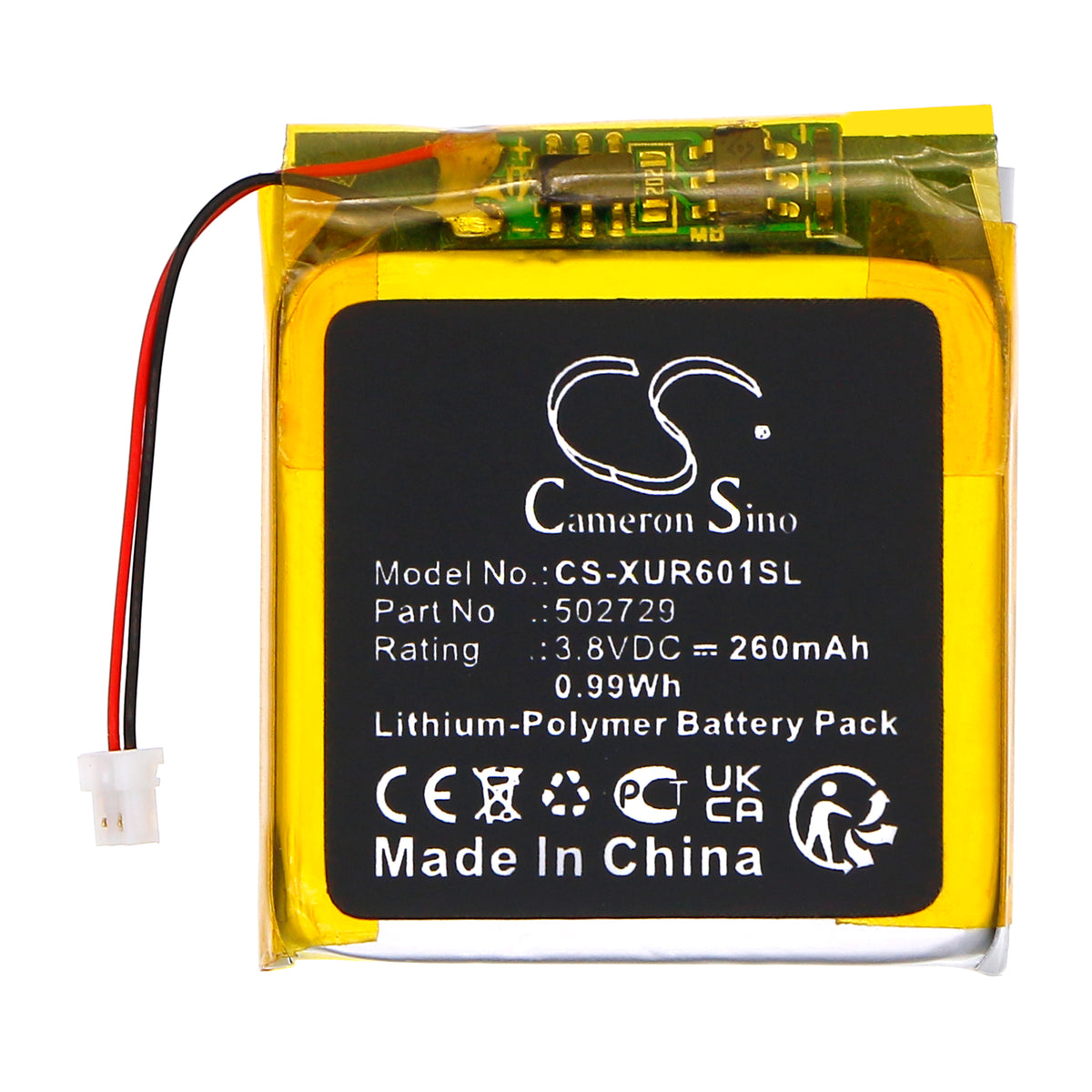 Replacement Battery for Xvive U6 Wireless Microphone Transmitter – Transmitters & Receiver – 260mAh / 3.8V