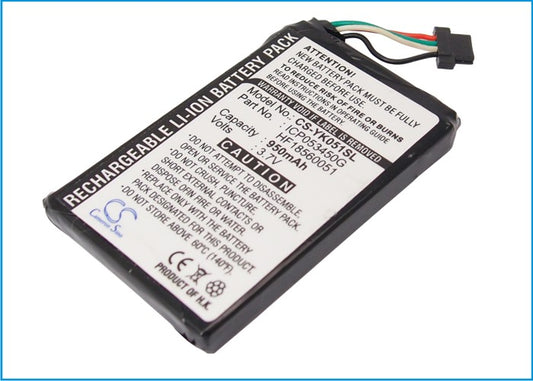 Replacement Battery for Yakumo EazyGo – GPS, Navigator – 950mAh / 3.7V - image 1