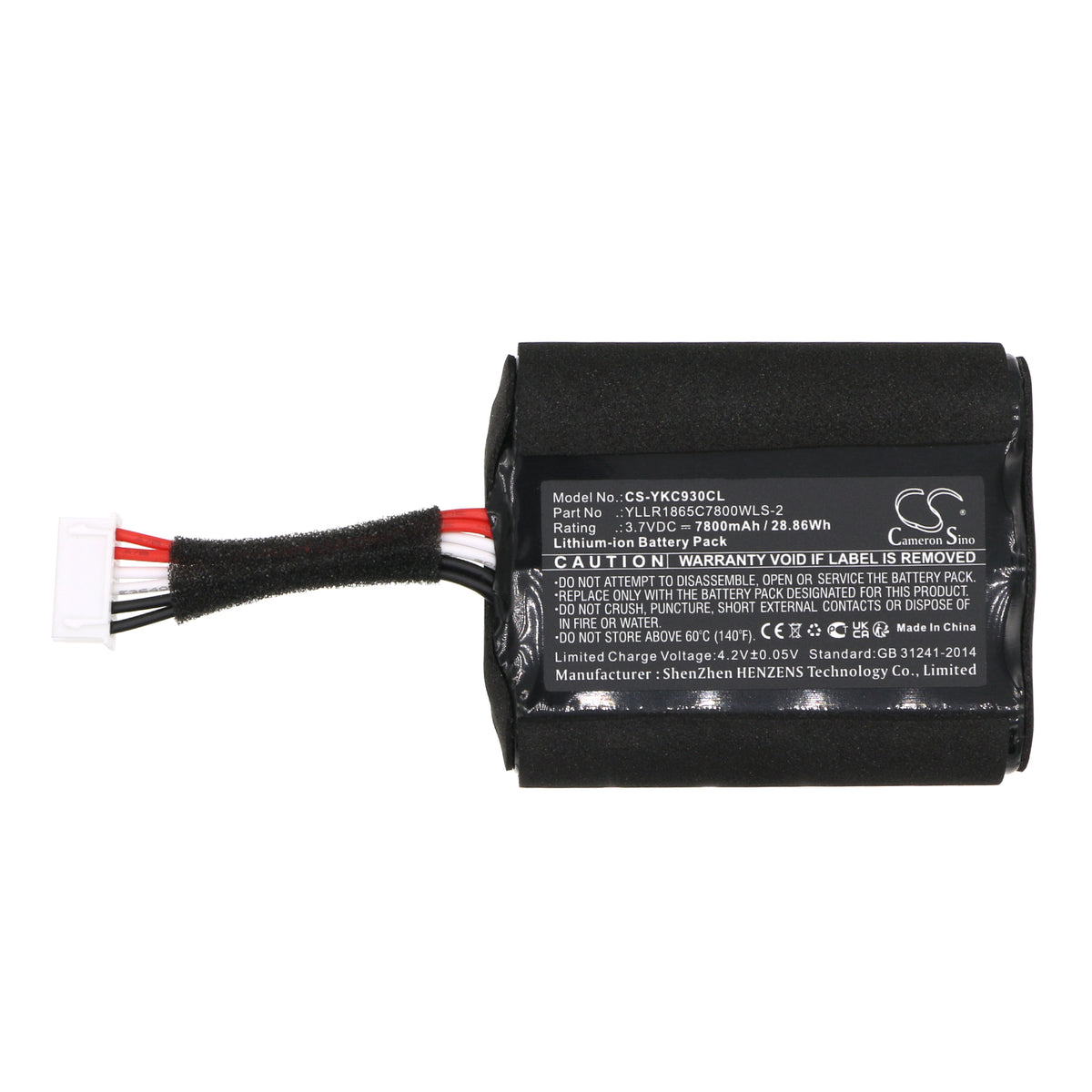 Replacement Battery for Yealink CP930W – Communication & Conferencing – 7800mAh / 3.7V