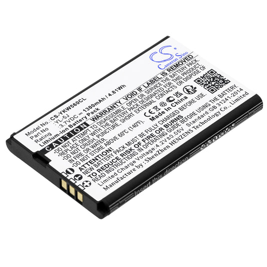 Replacement Battery for Yealink One Talk IP DECT – Cordless Phone – 1300mAh / 3.7V