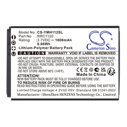 Replacement Battery for Yamaha RM-WGL – Communication & Conferencing – 1800mAh / 3.7V