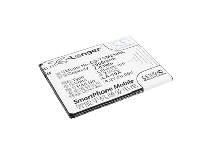 Replacement Battery for Yusun LA2-T – Mobile, SmartPhone – 1900mAh / 3.7V - image 1