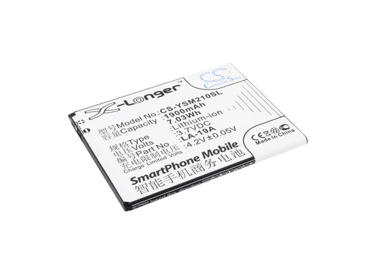 Replacement Battery for Yusun LA2-T – Mobile, SmartPhone – 1900mAh / 3.7V - image 1