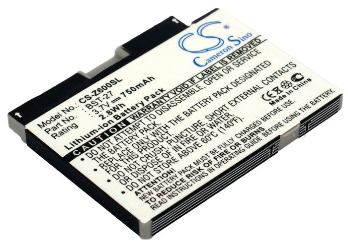 Replacement Battery for Sony Ericsson Z600 – Mobile, SmartPhone – 750mAh / 3.7V - image 1