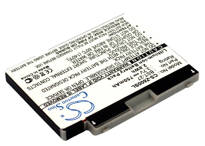 Replacement Battery for Sony Ericsson Z600 – Mobile, SmartPhone – 750mAh / 3.7V - image 2
