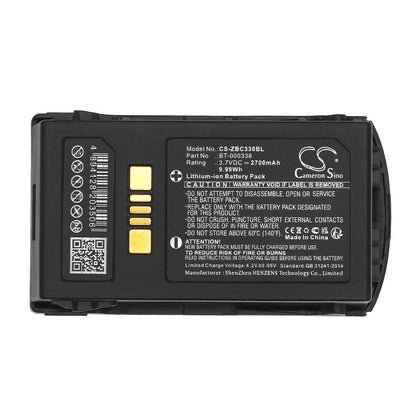 Replacement Battery for Zebra  MC33 – Barcode Scanner – 2700mAh / 9.99Wh / 3.7V