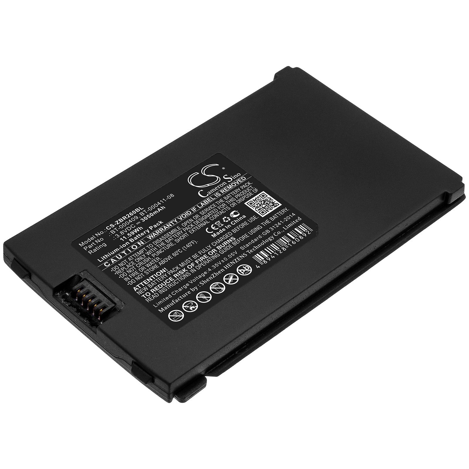 Replacement Battery for Zebra TC21 – Barcode Scanner – 3050mAh / 3.8V - image 1