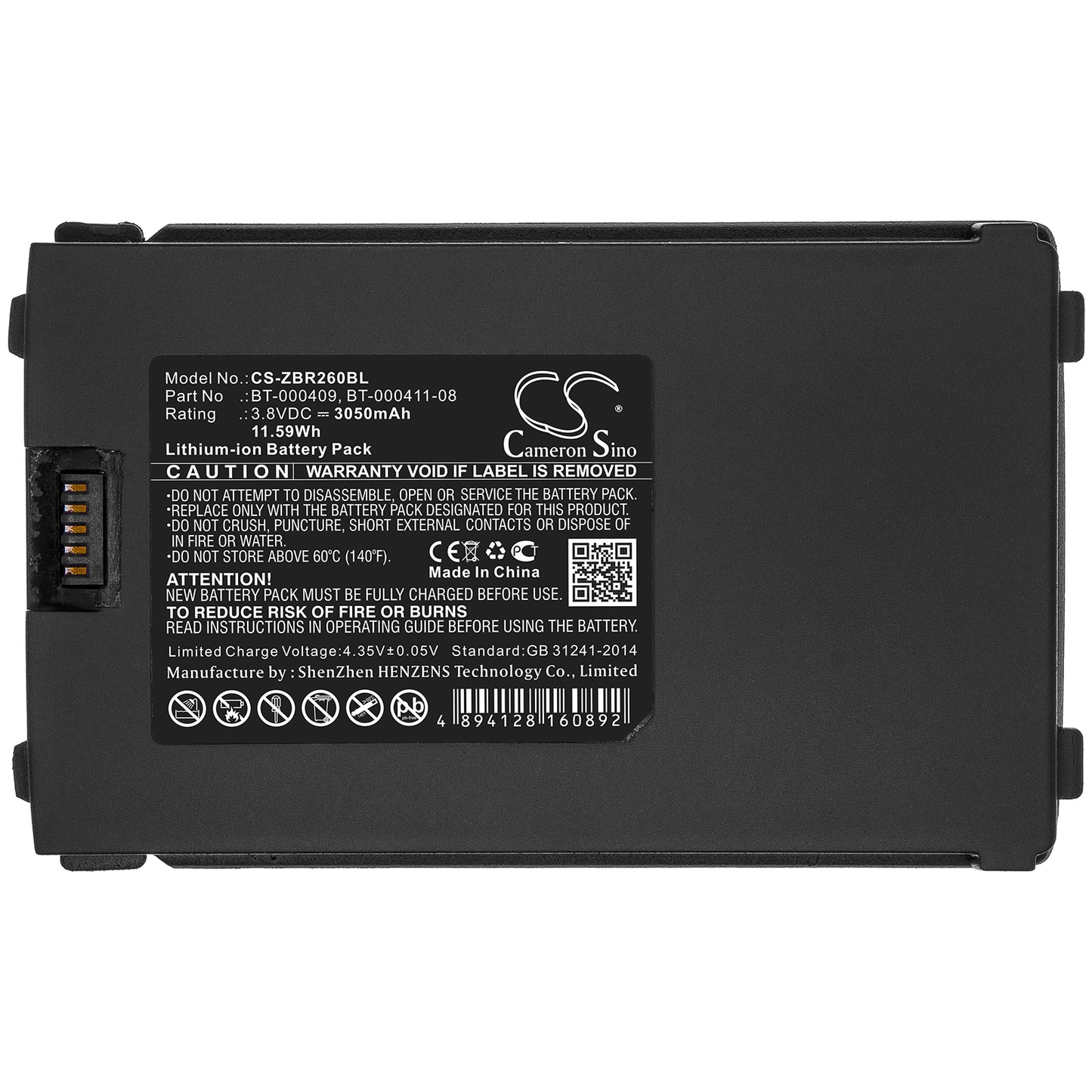Replacement Battery for Zebra TC21 – Barcode Scanner – 3050mAh / 3.8V - image 3