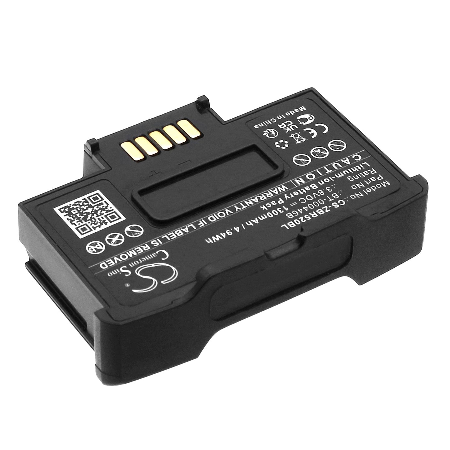 Replacement Battery for Zebra  WR50 – Barcode Scanner – 1300mAh / 4.94Wh / 3.8V