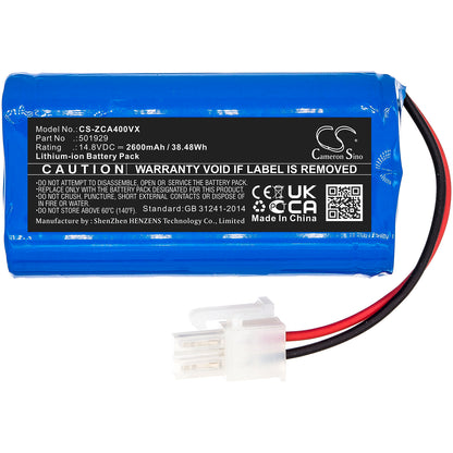 Replacement Battery for Concept VR2000 2v1 Perfect Clean – 2600mAh / 38.48Wh