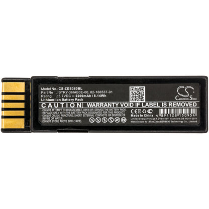 Replacement Battery for Zebra DS3600 – Barcode Scanner – 2200mAh / 3.7V - image 3