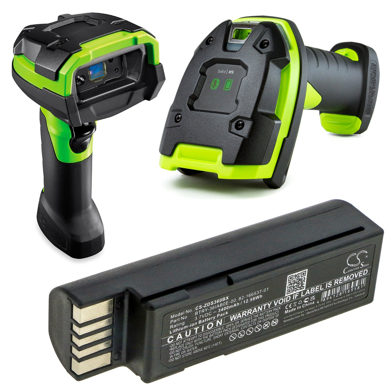 Replacement Battery for Zebra DS3600 – Barcode Scanner – 3400mAh / 3.7V - image 4