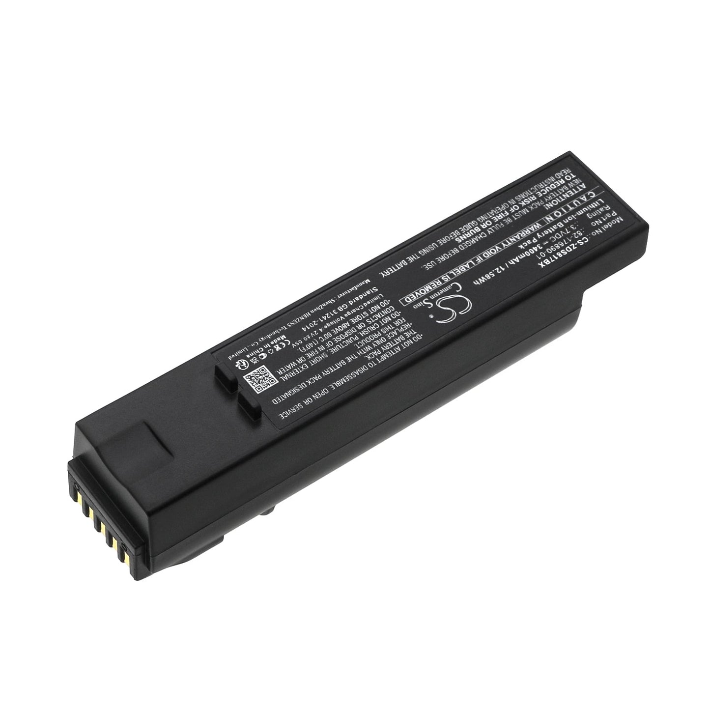 Replacement Battery for Zebra  DS8100 – Barcode Scanner – 3400mAh / 12.58Wh / 3.7V