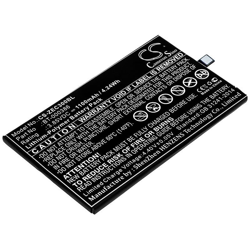 Replacement Battery for Zebra EC30 – Barcode Scanner – 1100mAh / 3.85V - image 1