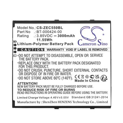 Replacement Battery for Zebra EC50 – Barcode Scanner – 3000mAh / 3.85V - image 3