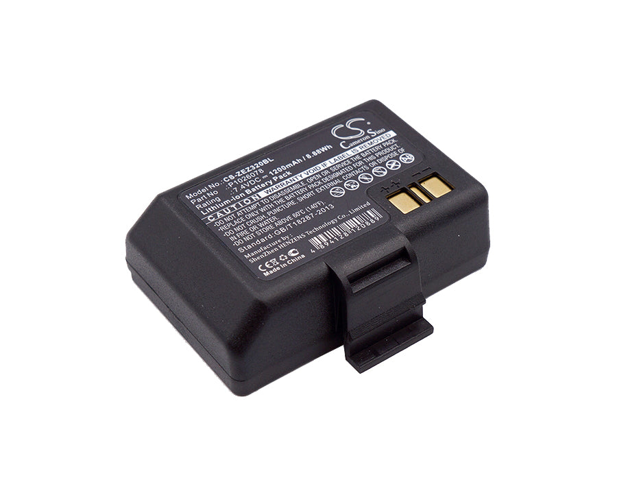 Replacement Battery for Zebra EZ320 – Barcode Scanner – 1200mAh / 7.4V - image 1