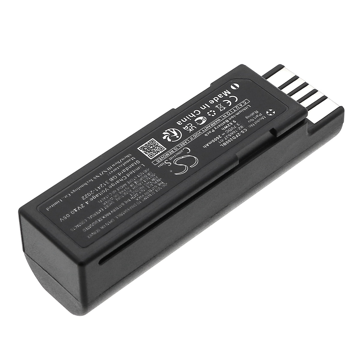 Replacement Battery for Zebra RFD2000 – Barcode Scanner – 2600mAh / 3.7V