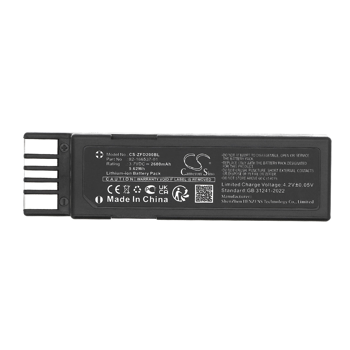 Replacement Battery for Zebra RFD2000 – Barcode Scanner – 2600mAh / 3.7V