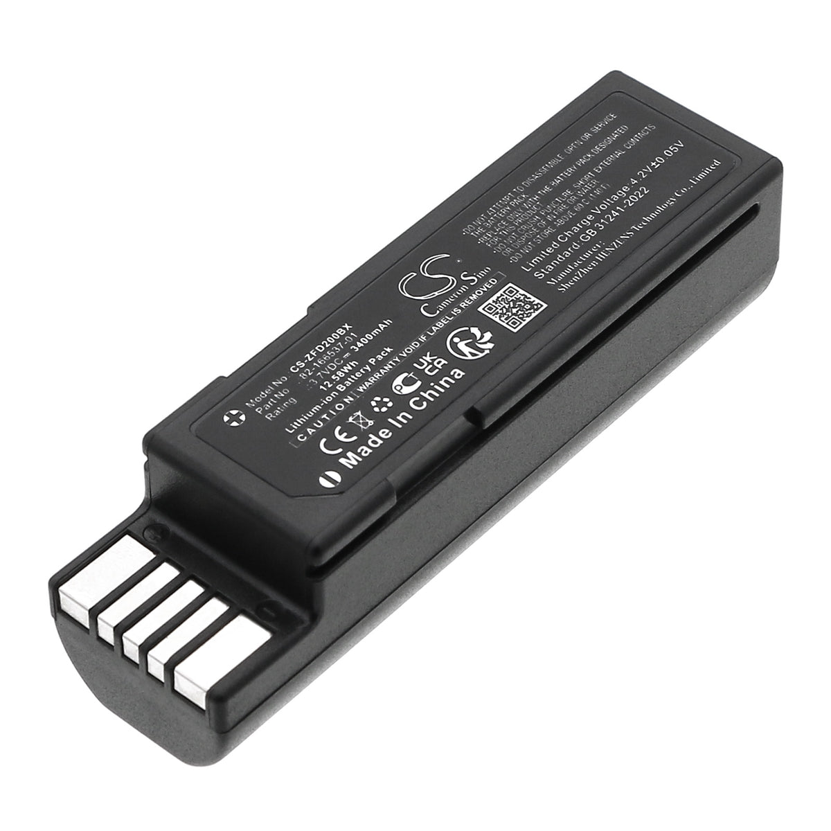 Replacement Battery for Zebra RFD2000 – Barcode Scanner – 3400mAh / 3.7V