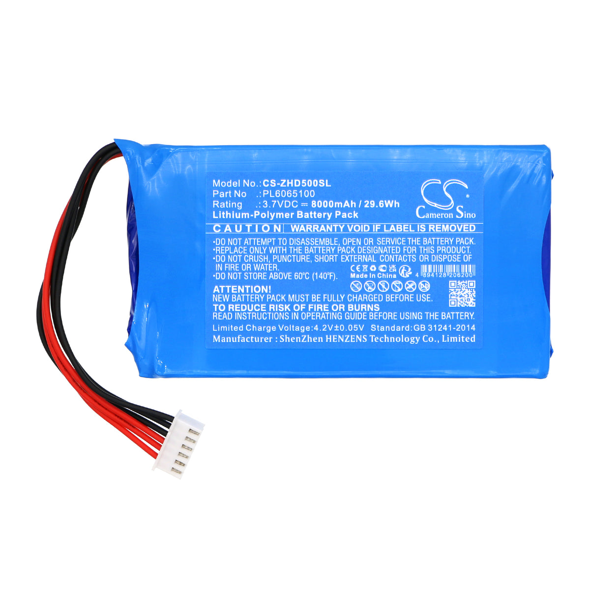 Replacement Battery for Zenith – Diagnostic Scanner – 8000mAh / 3.7V