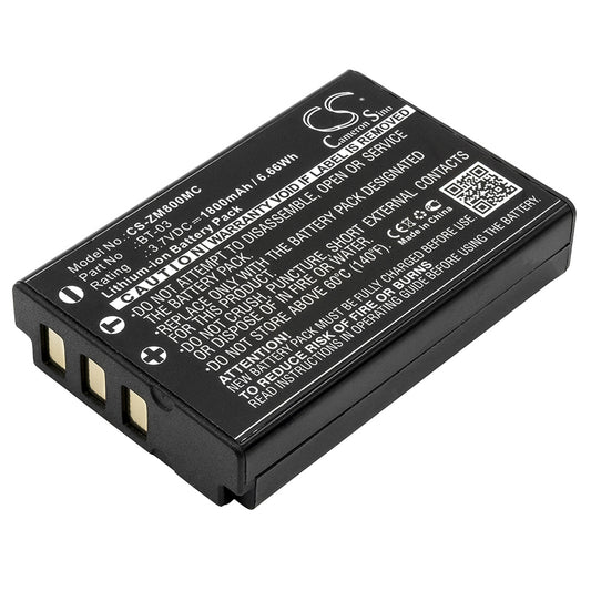 Replacement Battery for Bell & Howell | Zoom | PRAKTICA B35HDZ – Camera – 1800mAh / 3.7V