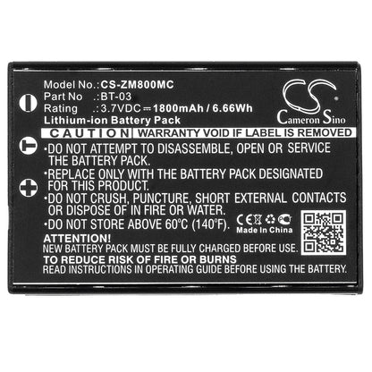 Replacement Battery for Bell & Howell | Zoom | PRAKTICA B35HDZ – Camera – 1800mAh / 3.7V