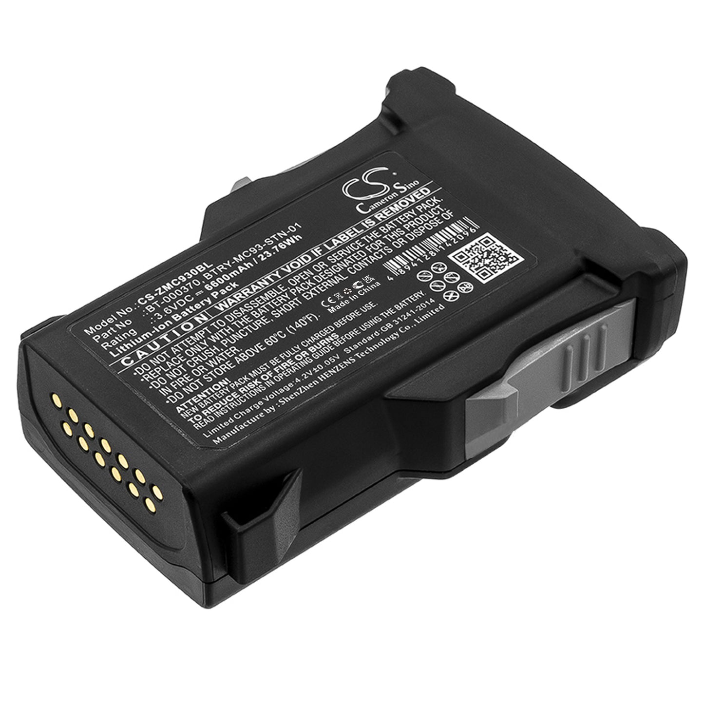 Replacement Battery for Zebra MC93 – Barcode Scanner – 6600mAh / 3.6V - image 1