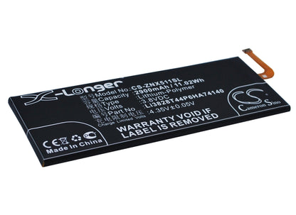 Replacement Battery for ZTE  Nubia Z9 – Mobile, SmartPhone – 2900mAh / 11.02Wh / 3.8V