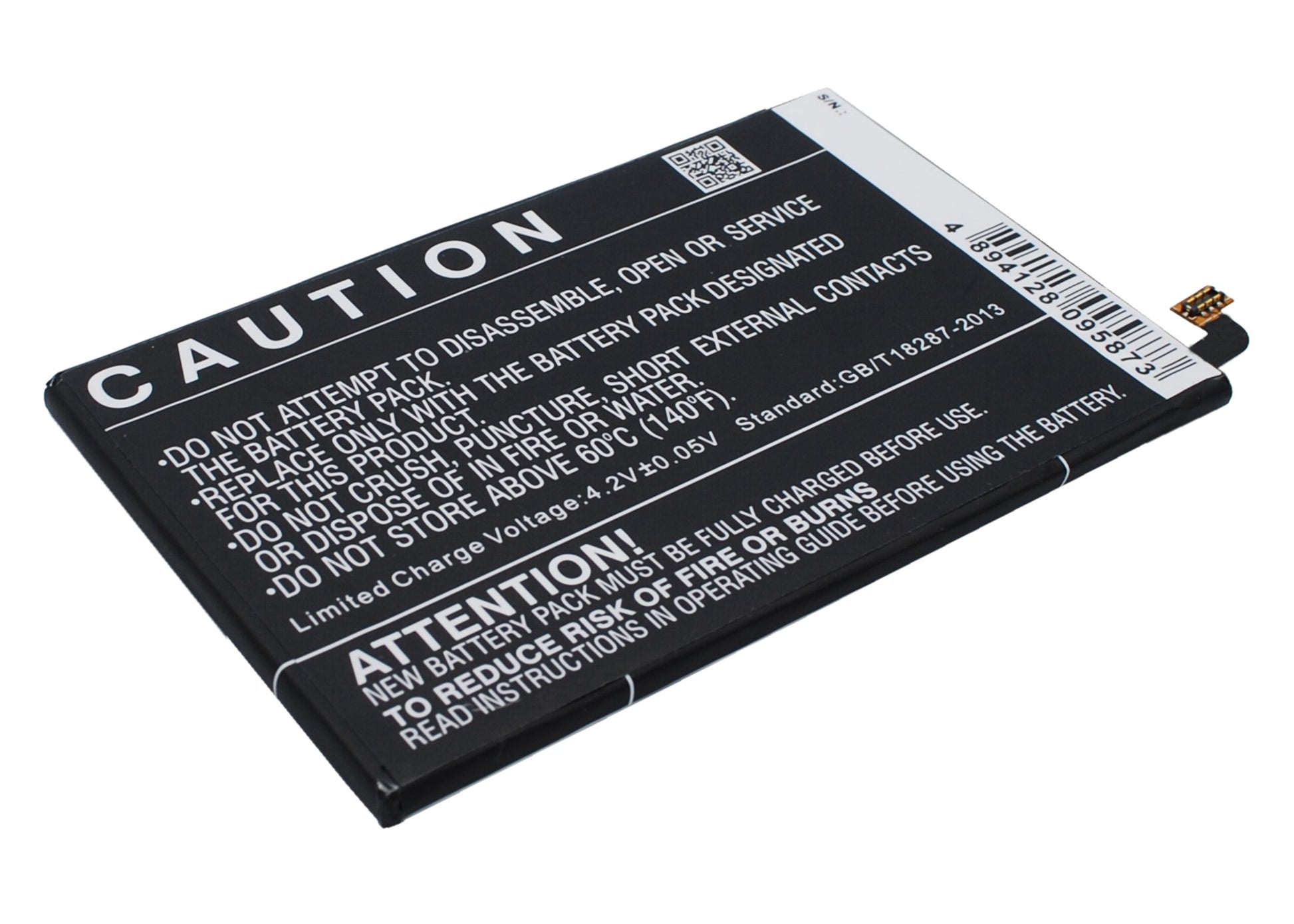 Replacement Battery for ZTE Nubia X6 – Mobile, SmartPhone – 4250mAh / 3.8V - image 5