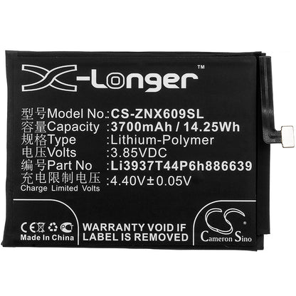 Replacement Battery for Nubia  NX609J – Mobile, SmartPhone – 3700mAh / 14.25Wh / 3.85V
