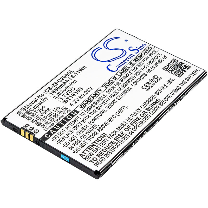 Replacement Battery for ZOPO C2 – Mobile, SmartPhone – 1650mAh / 3.7V - image 1