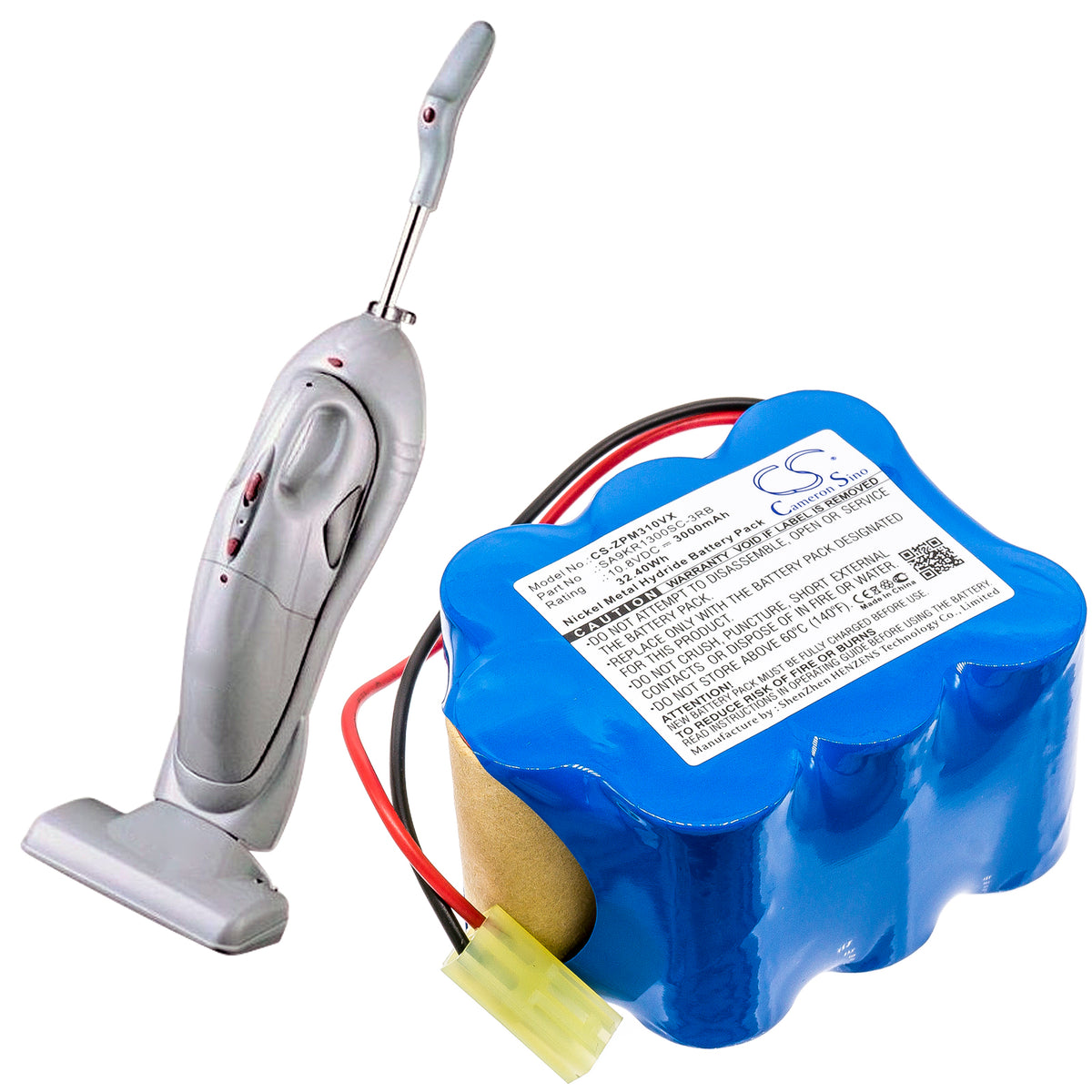 Replacement Battery for ZEPTER LMG-310 – Vacuum – 3000mAh / 10.8V