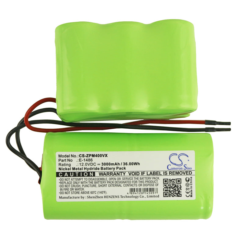 Replacement Battery for ZEPTER PWC-400 – Vacuum – 3000mAh / 12V