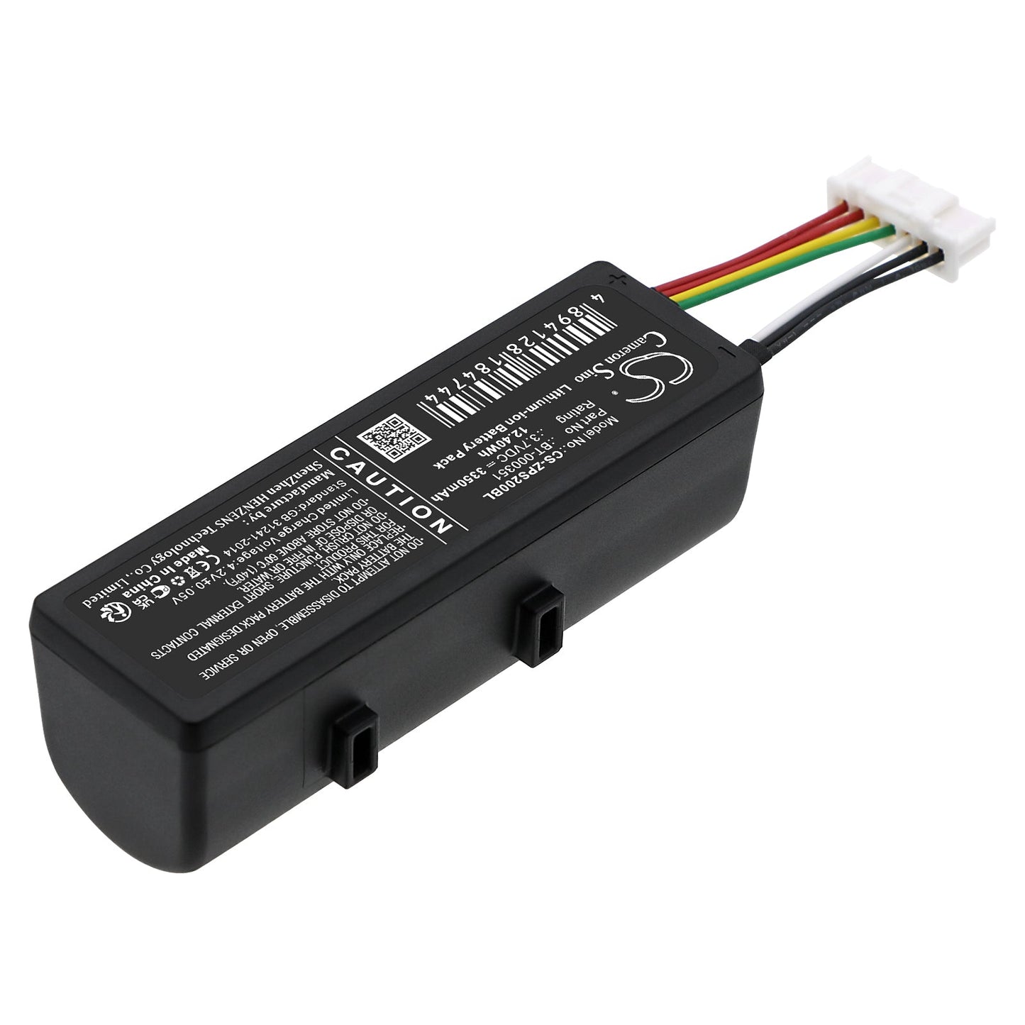 Replacement Battery for Zebra  PS20 – Barcode Scanner – 3350mAh / 12.40Wh / 3.7V