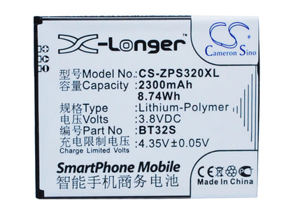 Replacement Battery for ZOPO ZP320 – Mobile, SmartPhone – 2300mAh / 3.8V - image 1